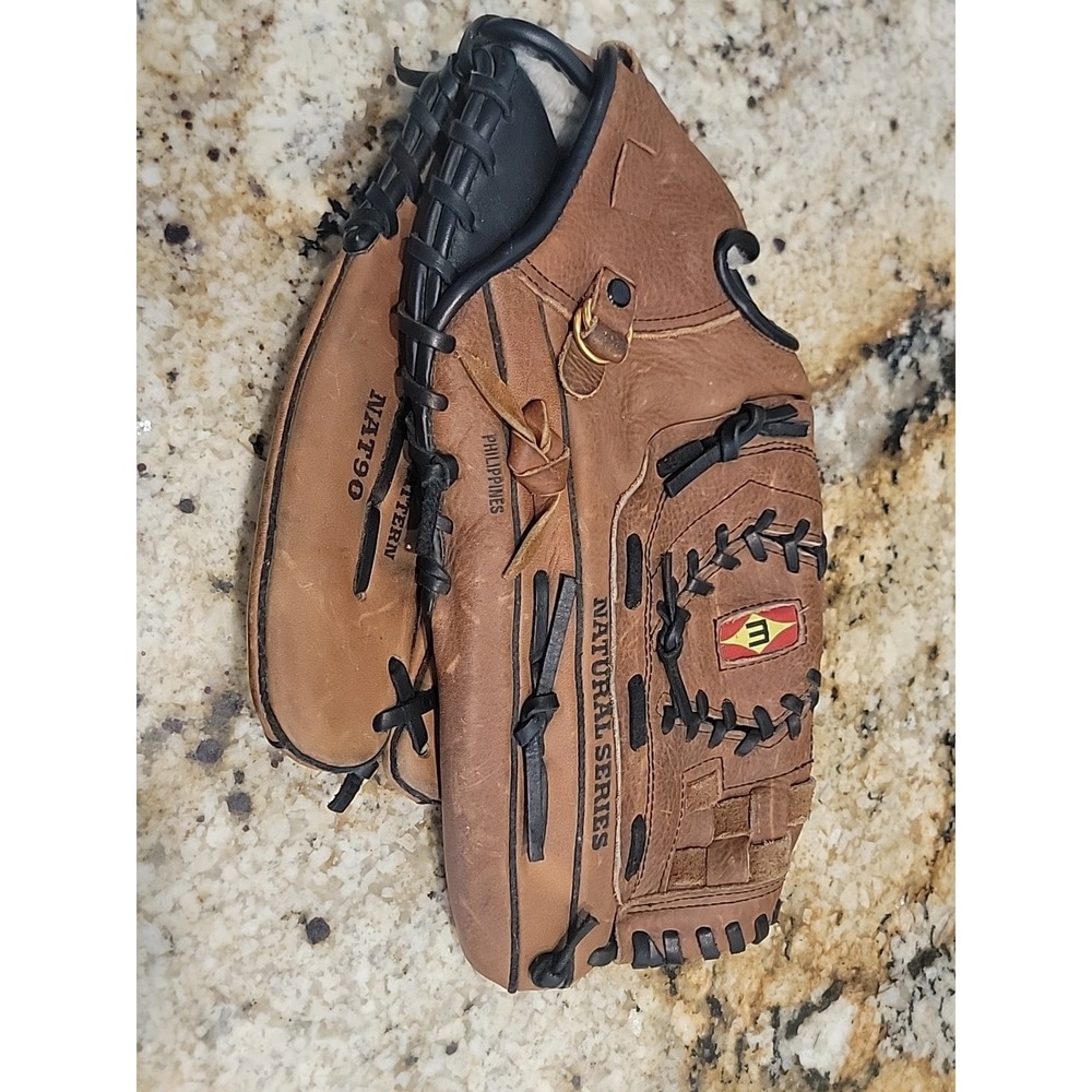 Easton 14" NAT 90 All Leather Softball Glove Right Handed Throwing Phillipines